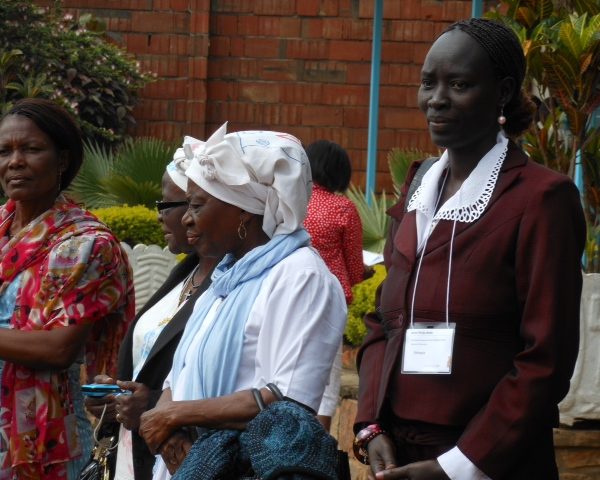 Waiting to go to local churches...ladies from DR Congo, Ghana and Ethiopia